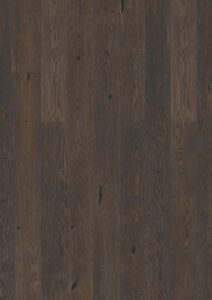 Landhausdiele Eiche 138mm breite Diele Brown Jasper gebürstet, dunkle Brauntöne Gebürstet Klick Parkett Live Natural Öl gefast