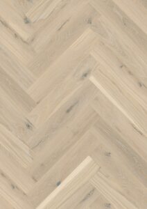 Eiche Pale White Vivo, 14mm Landhausdiele Fischgrät, B-Diele