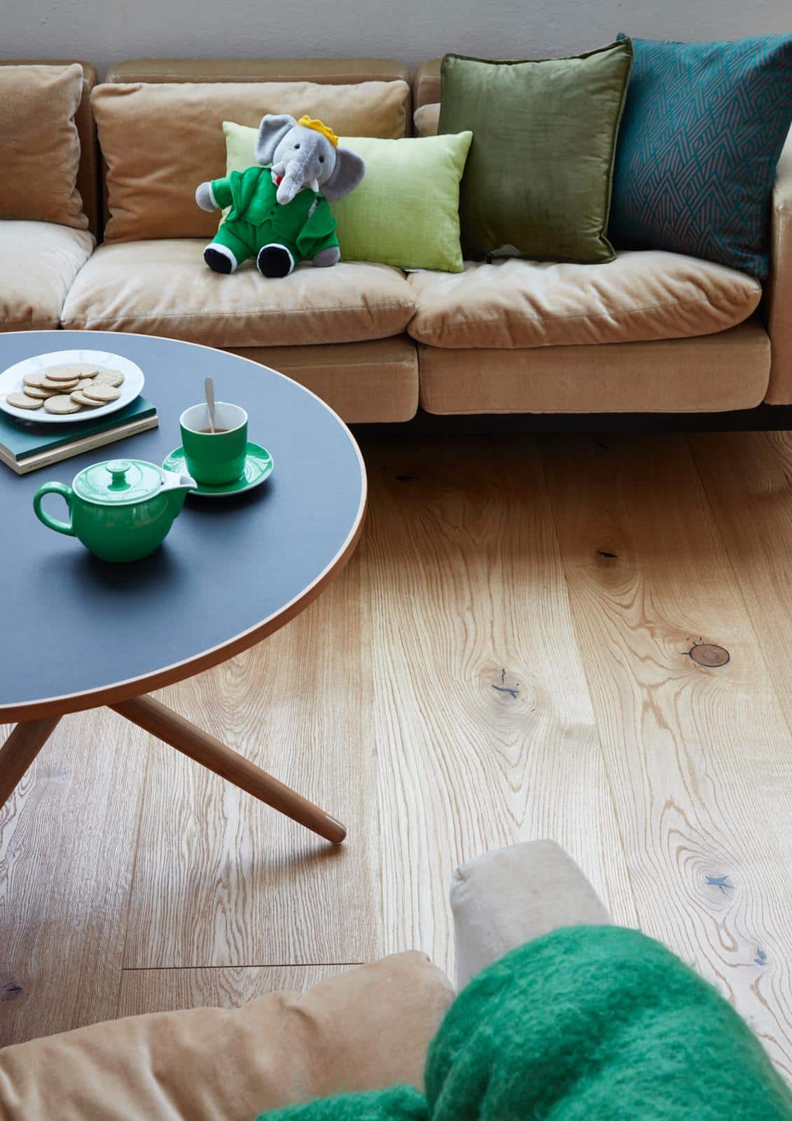 Landhausdiele (XXXL) UNICOPARK Eiche | Mandorla 46 Rustikale Sortierung